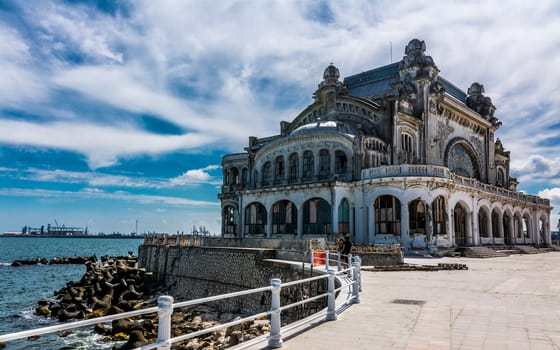 Old casino building in Constanta, Romania.