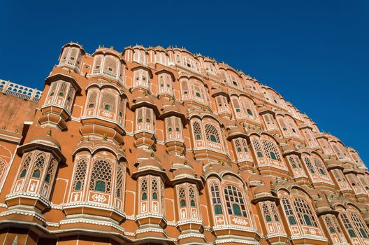 Hawa Mahal palace or Palace of the Winds in Jaipur, Rajasthan, India