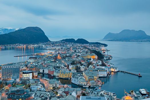 City of Alesund in Norway