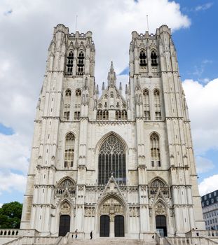 Cathedral of St. Michael and St. Gudula in Brussels, Belgium