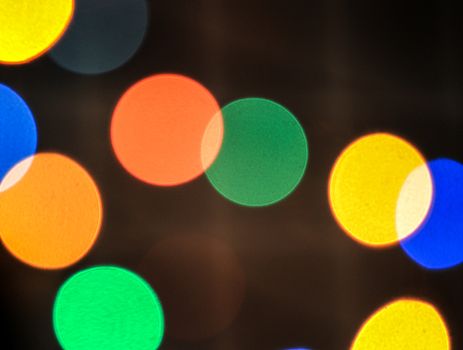 Glitter Multicolored Defocused  Lights