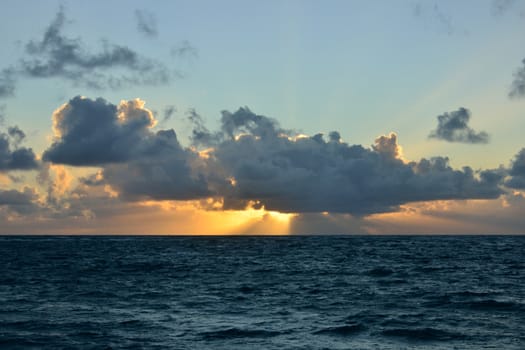 Spectacular Caribbean sunset