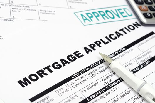 Mortgage loan application form