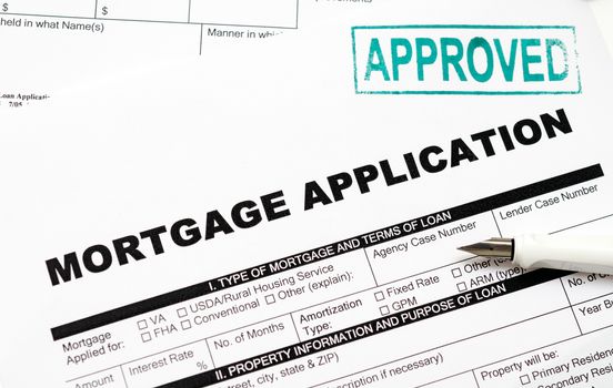 Mortgage loan application form