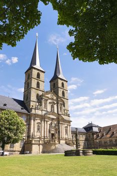 Image of the Benedictine monastery of St. Michael on the Michelsberg in Bamberg, Bavaria, Germany