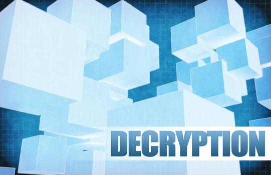 Decryption on Futuristic Abstract for Presentation Slide