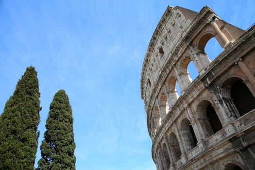 The Colosseum in Rome, Italy