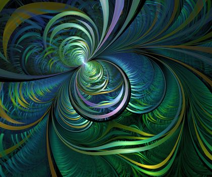 Computer generated fractal artwork for design, art and entertainment