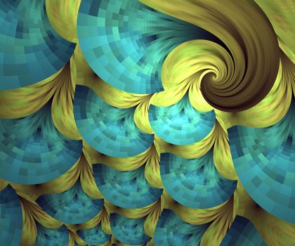 Computer generated fractal artwork for design, art and entertainment