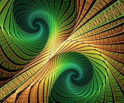 Computer generated fractal artwork for design, art and entertainment