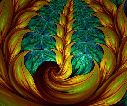 Computer generated fractal artwork for design, art and entertainment