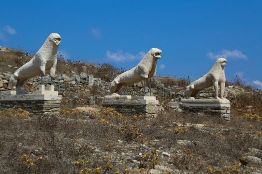 The island of Delos: an important archaeological site in Greece
