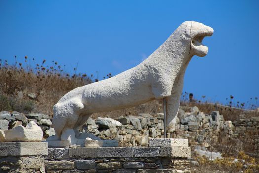 The island of Delos: an important archaeological site in Greece