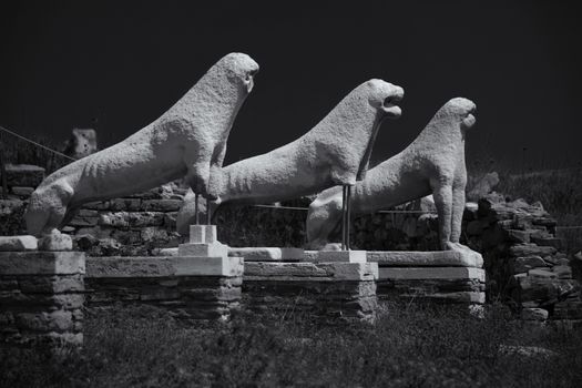 The island of Delos: an important archaeological site in Greece