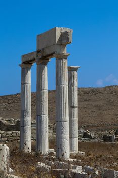 The island of Delos: an important archaeological site in Greece