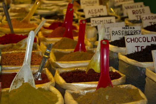 Spice Indian bazaar  Anjuna Market  Goa.