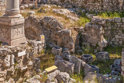 Ruins of the Temple of Serapis in Jerusalem