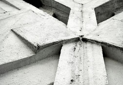 abstract background or texture old white concrete monument