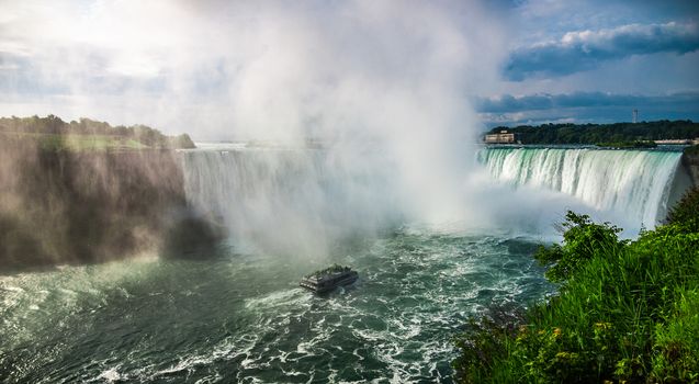 Views of the mighty Niagara River and Falls and those who would tour it, from the surrounding areas.