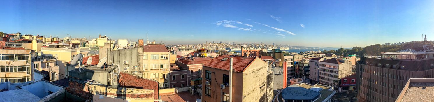 Istanbul, Turkey. Panoramic skyline.