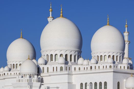 Part of Abu Dhabi Sheikh Zayed Mosque, UAE.