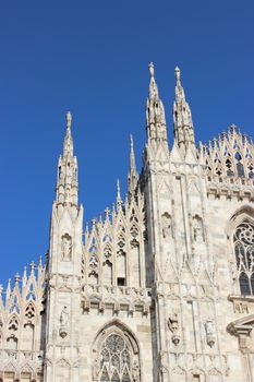 Duomo di Milano gothic cathedral church, Milan, Italy