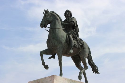 Louis XIV on horseback, Place Bellecour Lyon, France