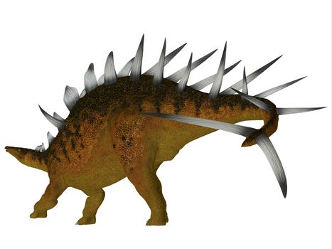 Kentrosaurus was a herbivorous dinosaur that lived in the Late Jurassic Period of Tanzania.