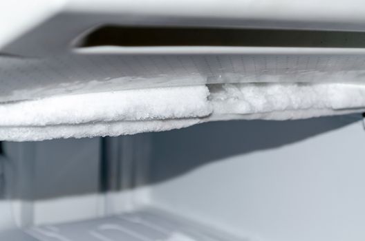 Open a freezer, defrosting and cleaning.