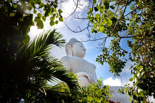 The big buddha in Thailand. Travel to Asia, Phuket. Buddha mountain