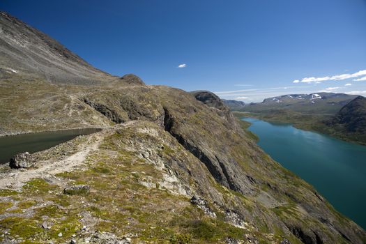 Besseggen Ridge in Jotunheimen National Park, Norway