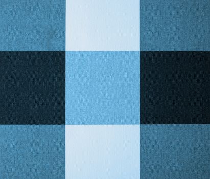 Nine Square White, Grey and Blue Gingham Tablecloth Pattern Background