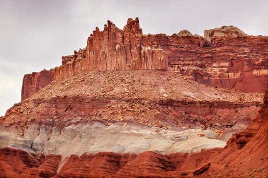 Sandstone Mountain Scenic Drive Water Pocket Capital Reef National Park Torrey Utah