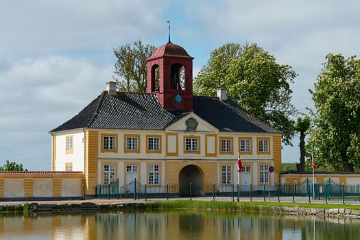 Valdemars Castle Slot Taasinge Funen Denmark a great tourist attraction                               