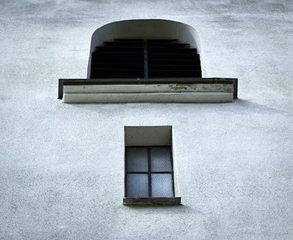 abstract background windows of the tower from the bottom