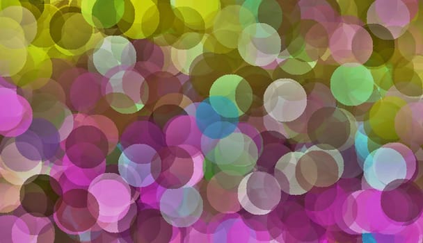 colorful bokeh background