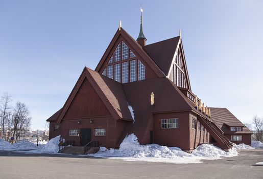 The church in Kiruna, Sweden