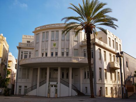 Bialik Square and the first City Hall  Tel Aviv Israel a historical landmark