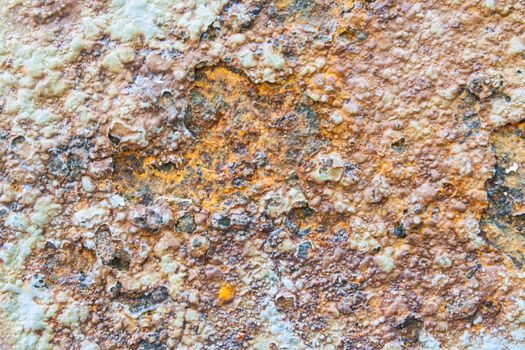 Colors and Porous Surface of Rust Stock Photo