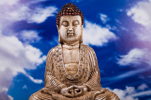 Buddha statue in a meditation