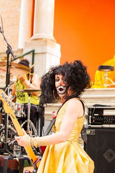 VENICE, ITALY - MAY, 06: Concert during the vernissage of British National Pavilion at the 56th Art exhibition of Venice biennale 2013 on 29, May 2013