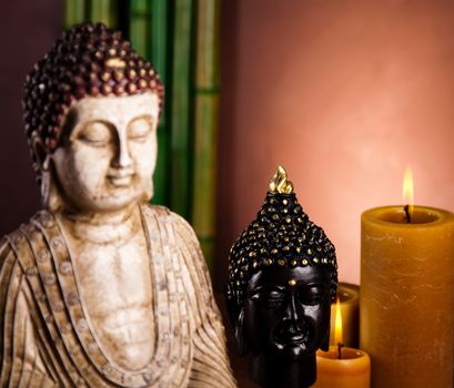 Portrait of a buddha statue