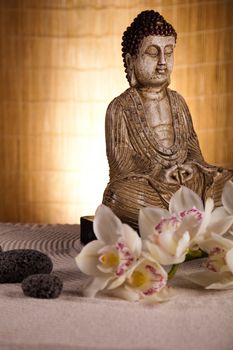 Portrait of a buddha statue