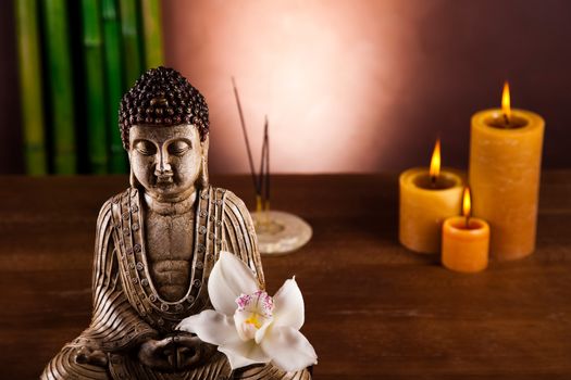 Portrait of a buddha statue