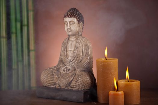Portrait of a buddha statue