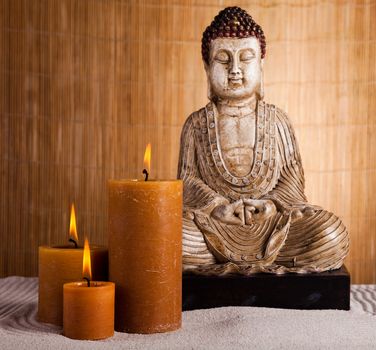 Portrait of a buddha statue
