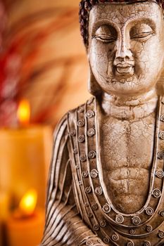 Portrait of a buddha statue