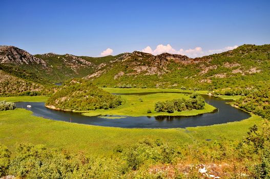 Rijeka Crnojevica in Monte Negro