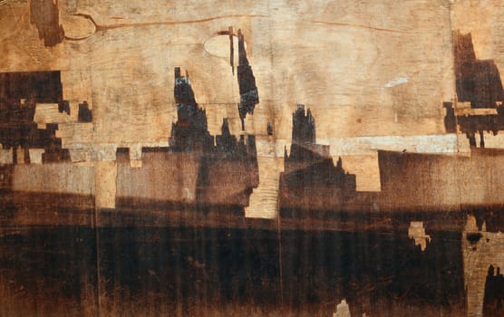 texture of wood surface, a fragment of a piece of plywood