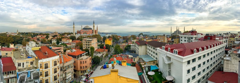 Istanbul, Turkey. Panoramic skyline.